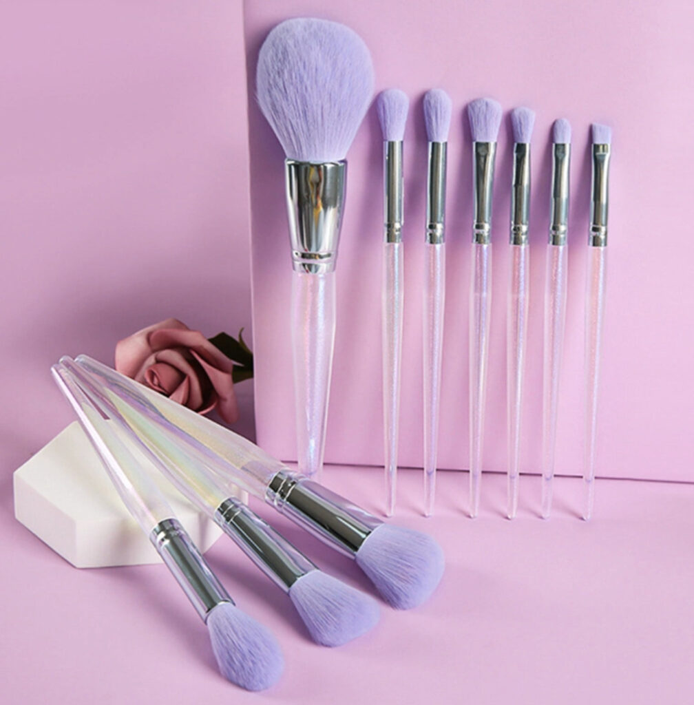 aesthetic makeup brush set