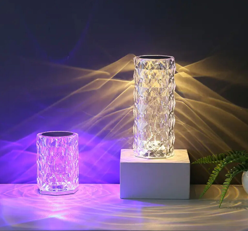 romantic diamond lamp