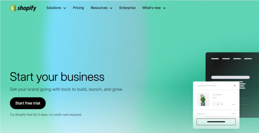 Select an e-commerce platform